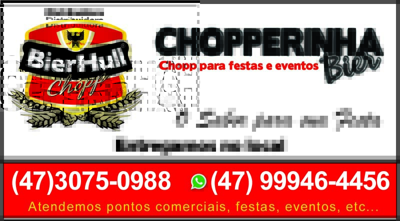 Chopp gelado em Itajai